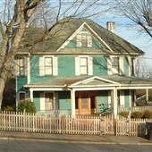 Green Victorian Home