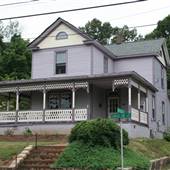 Purple Victorian home